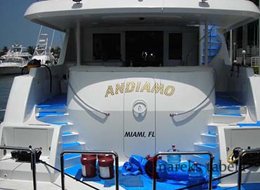Tekne Folyo | Yacht Tabela | Yacht Sign Antalya